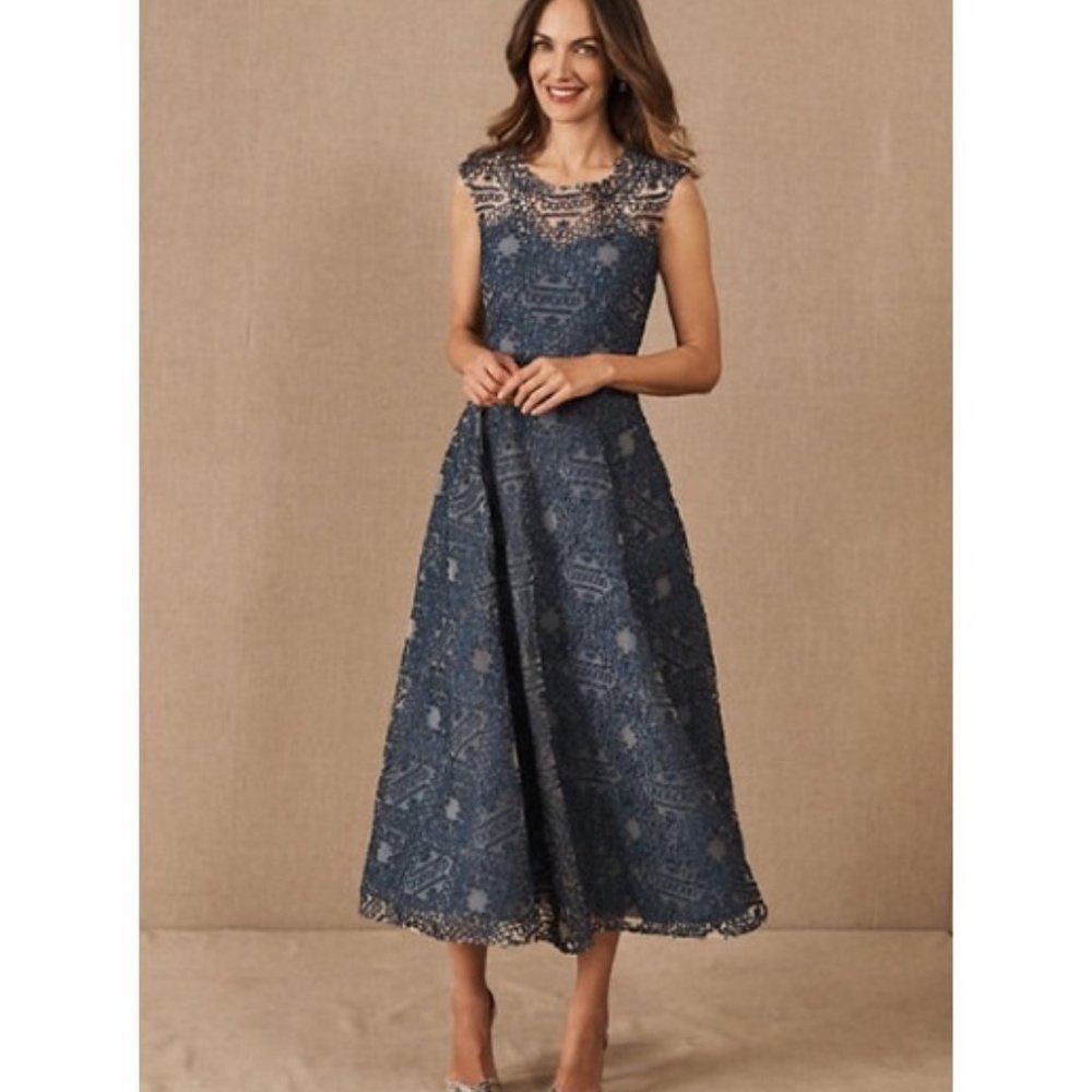 BHLDN Presley Dress - Blue